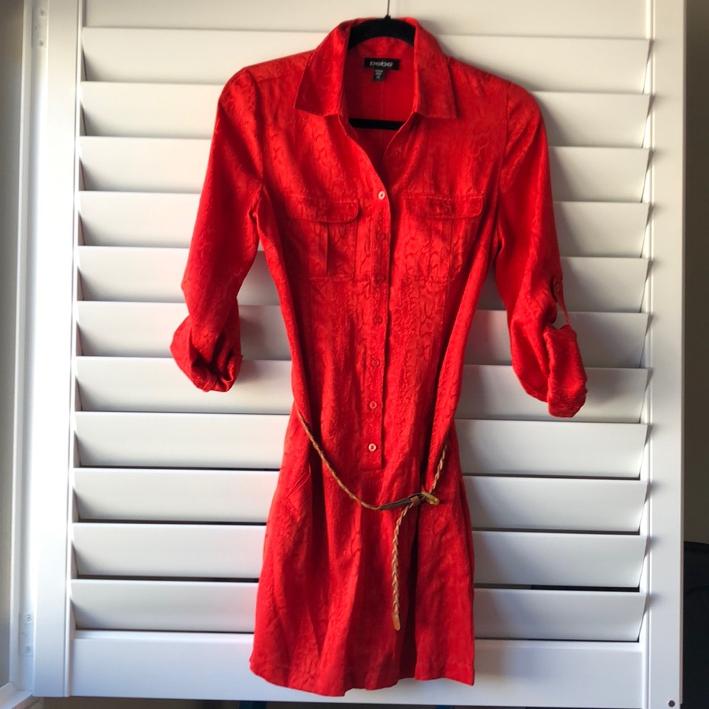 BEBE Shirt Dress